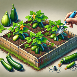 Mastering Zucchini Cultivation with Square Foot Gardening