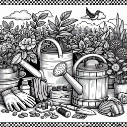 The Art of Gardening Coloring Pages: A Botanical Journey